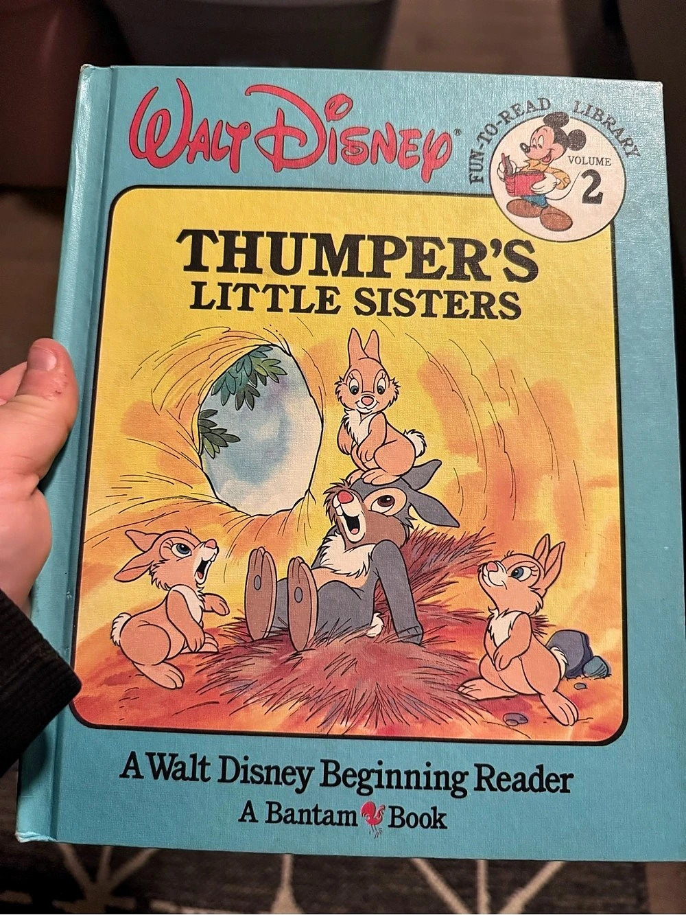 Walt Disney Thumper's Little Sisters Vintage Disney Beginning Reader Book
